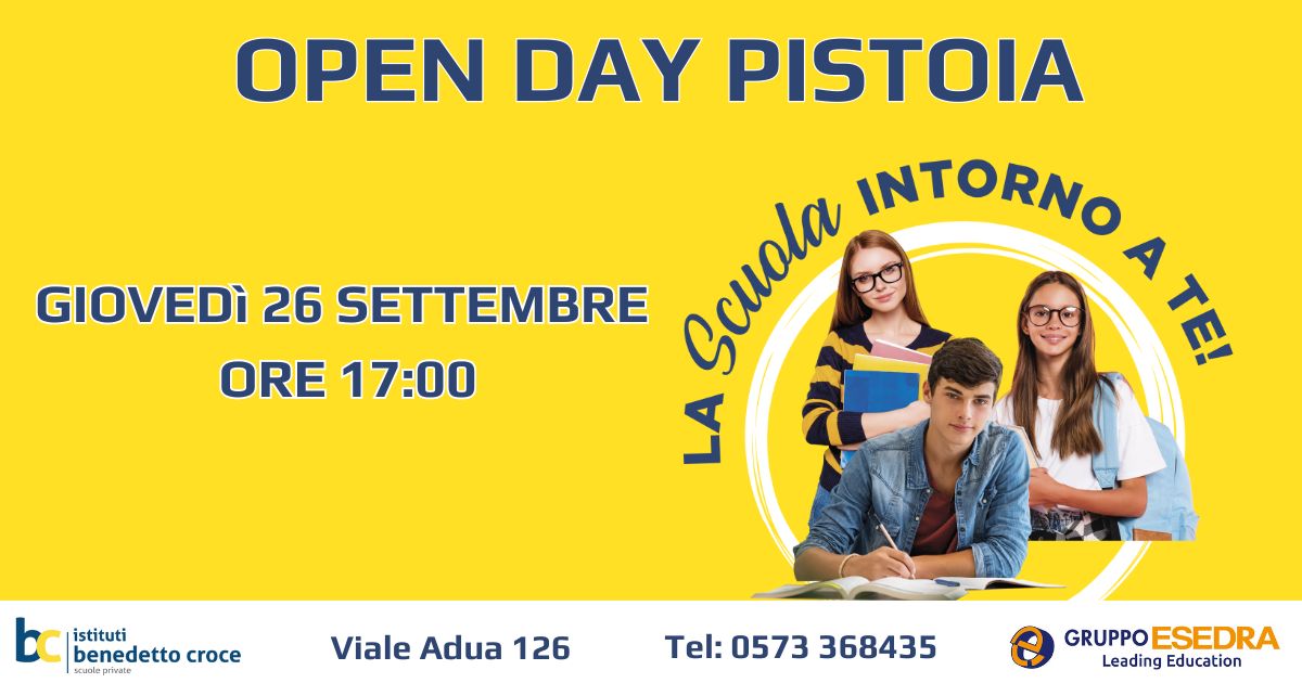 Open Day Pistoia 26 settembre 2024